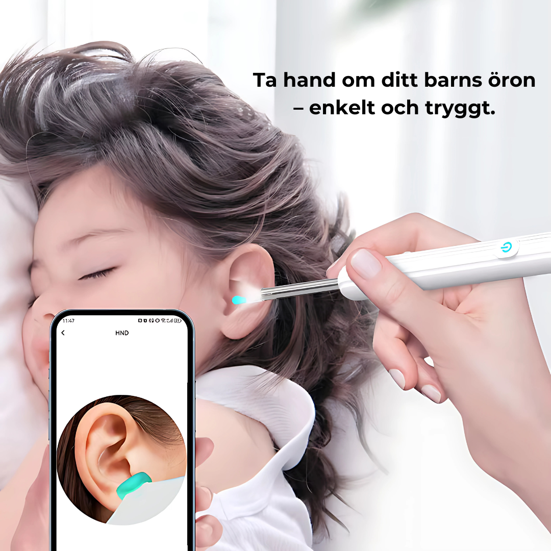 EarView™ – Smart öronrengöring med skonsam och avancerad teknik.